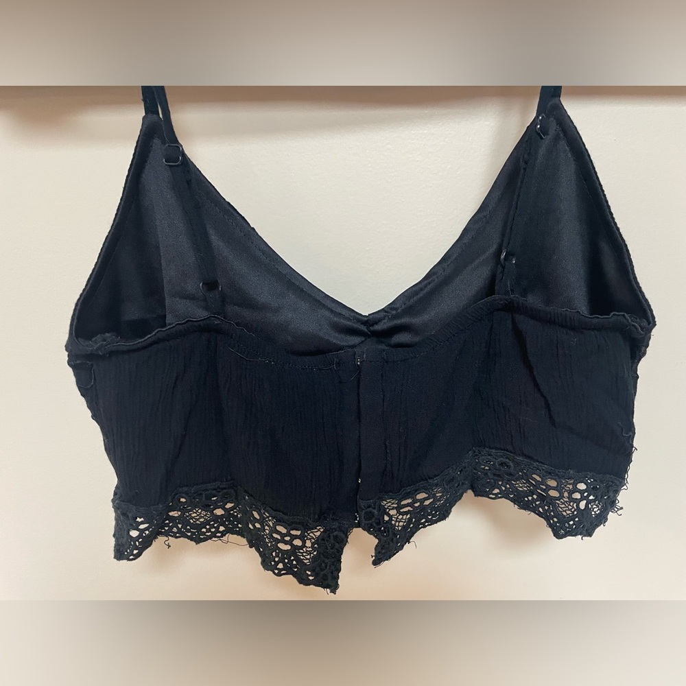 Pac Sun L.A. Hearts Brand black crop top/bralette. Size small. - Picture 4 of 6